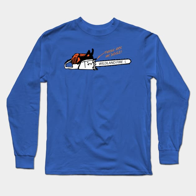 Saw Dogs Long Sleeve T-Shirt by Firethreadz